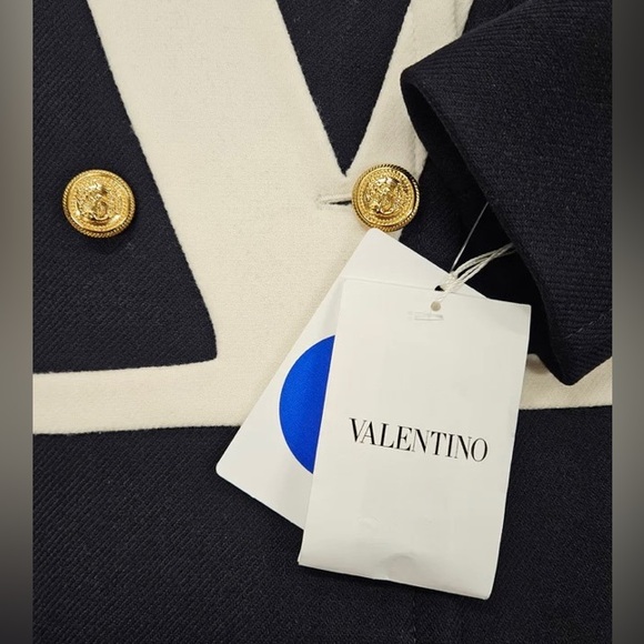 NWT VALENTINO WOOL PEACOAT - Picture 6 of 6